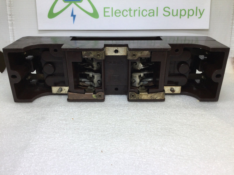 Vintage Square D N-115324 Fuse Holder/Switch Circuit Breaker 120/240V 4 Fuse Holder