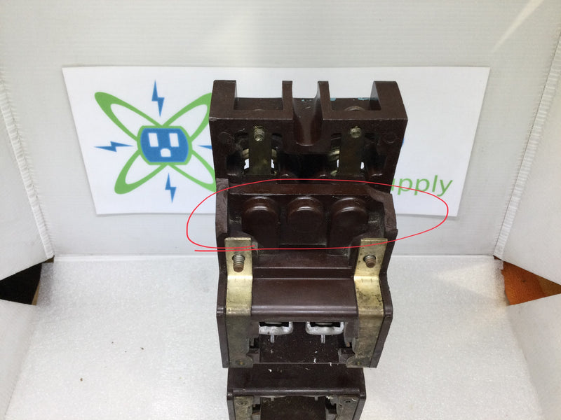 Vintage Square D N-115324 Fuse Holder/Switch Circuit Breaker 120/240V 4 Fuse Holder