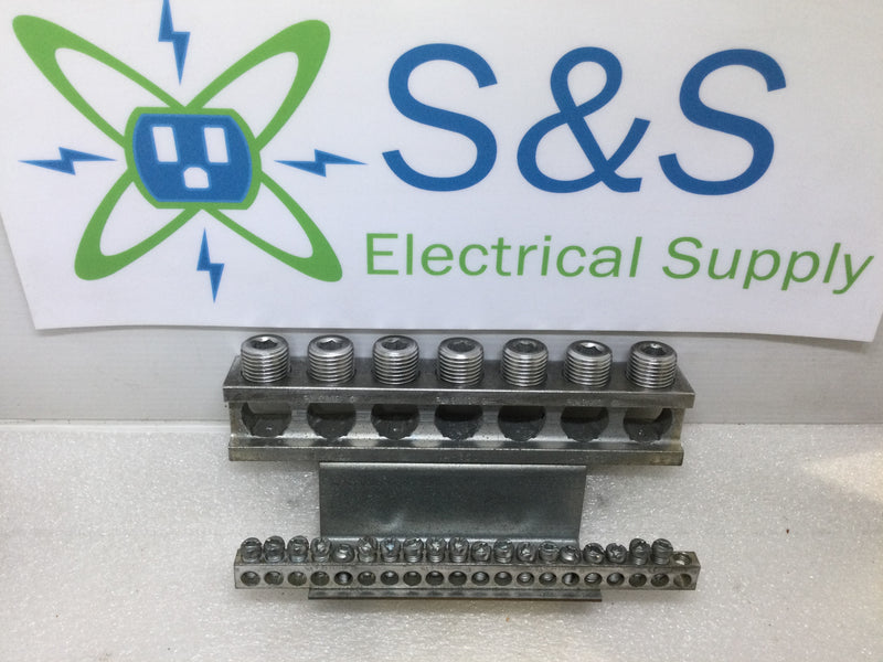 CMC NA-350 7 Port Lug 350KCMIL-6 CU7AL 17 Position Neutral Bar