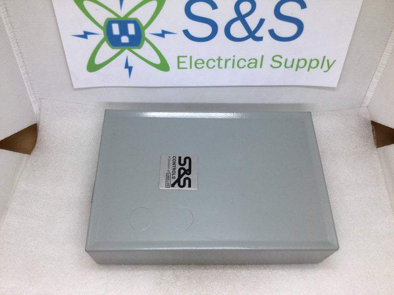 S&S Controls Nema1 Control Box Cover, (6 1/8" X 9") New Open Box With KO's For Start/Stop