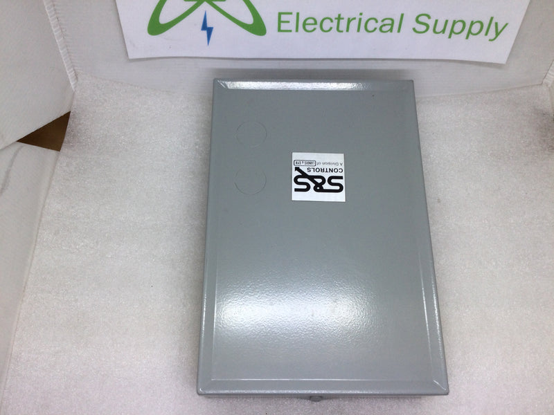 S&S Controls Nema1 Control Box Cover, (6 1/8" X 9") New Open Box With KO's For Start/Stop