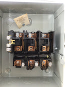 Crouse-Hinds DF421A General Duty Fused Safety Switch 3 Phase 30 Amp 120/240v