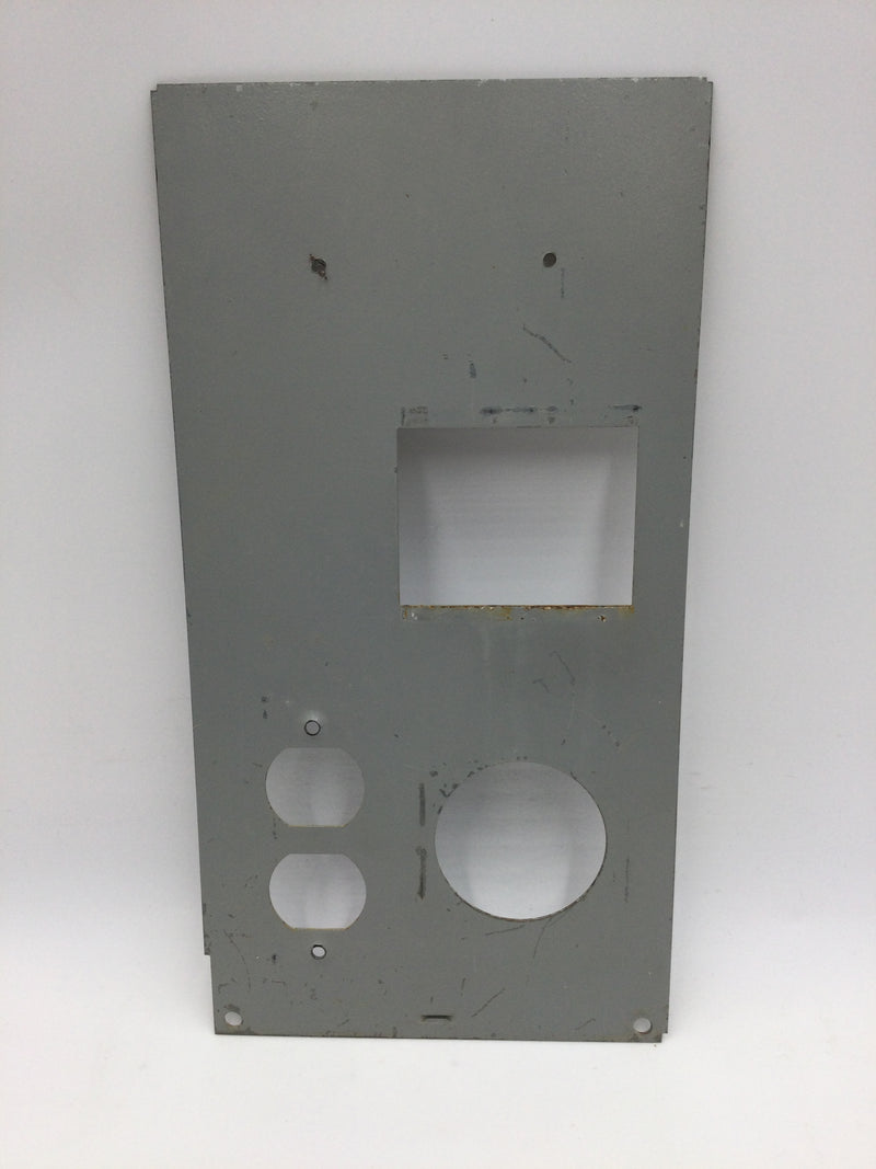 Midwest Electric Products 125 Amp 120/240VAC Outlet Box/Dead Front 125A 4 Wire Recep 20A Duplex Recep