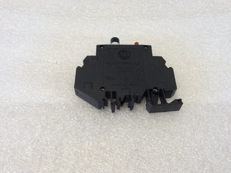 Allen-Bradley 1492-GH010 1A 250VAC 50/60Hz 65VDC Style GH Series B Din Rail Mount Circuit Breaker