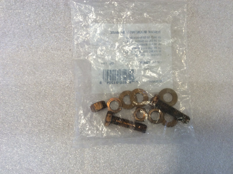 Burndy TMH269 Tongue Mounting Hardware Kit Includes Bolt/Nuts/Flat Washers/Lock Washers (New)