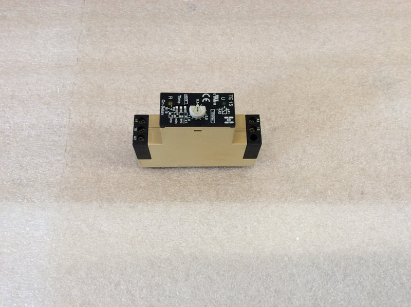 Hiquel TE15 115VAC Din Rail Mount Time On Delay Relay Seconds/Minutes/Hours x10
