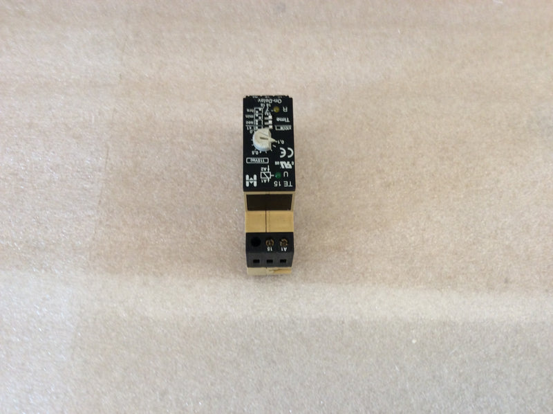 Hiquel TE15 115VAC Din Rail Mount Time On Delay Relay Seconds/Minutes/Hours x10