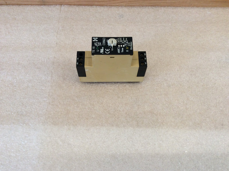 Hiquel TE15 115VAC Din Rail Mount Time On Delay Relay Seconds/Minutes/Hours x10