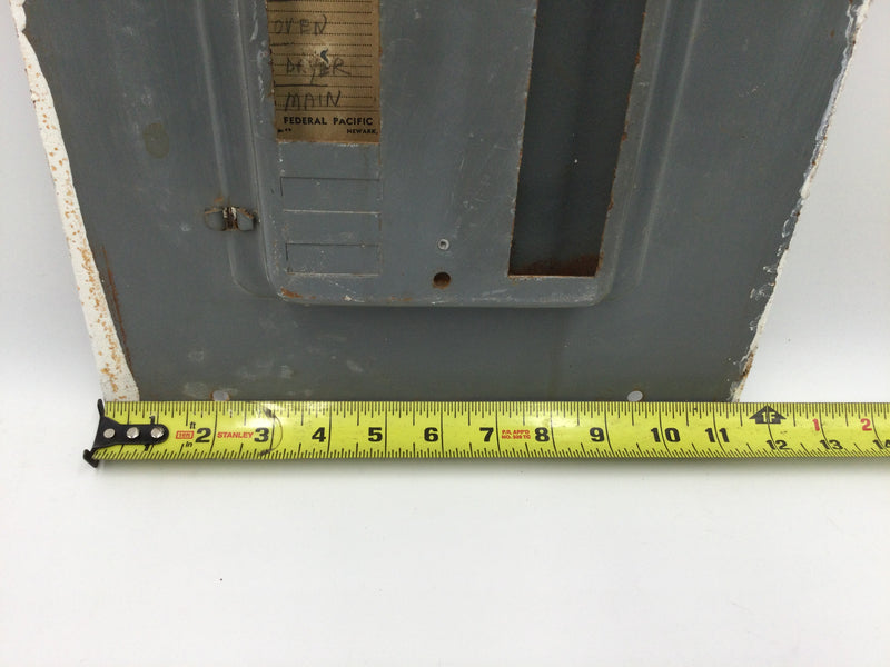 FPE Federal Electric 116-24 125 Amp 120/240v 24 Space Stab-Lok Load Center Cover 16" x 11.5"