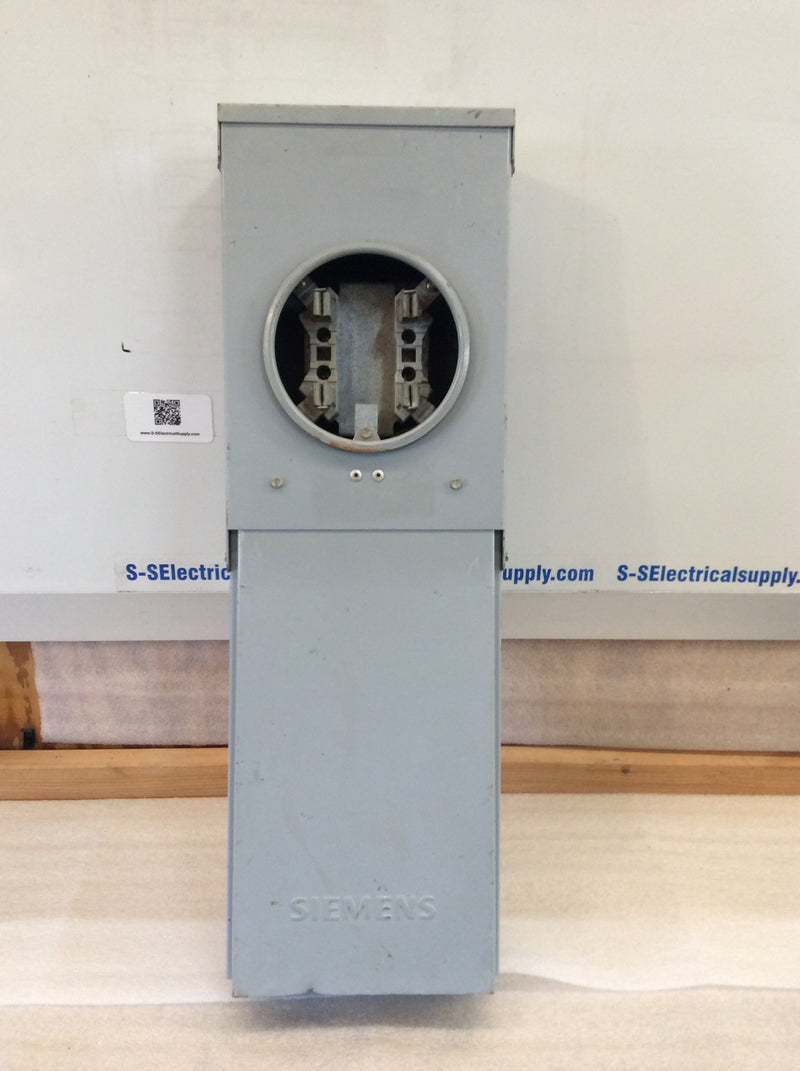 Siemens P1F7TS 100A 120/240VAC Nema3R Enclosure Metered RV Pedestal 6 Space Load Center
