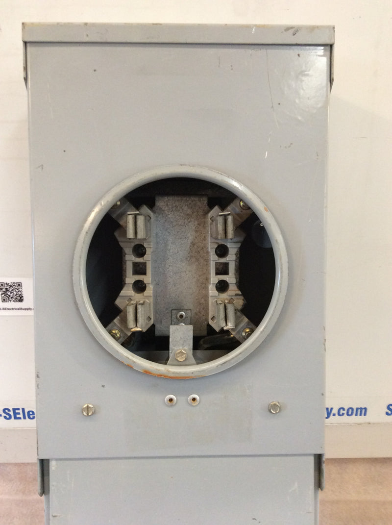 Siemens P1F7TS 100A 120/240VAC Nema3R Enclosure Metered RV Pedestal 6 Space Load Center