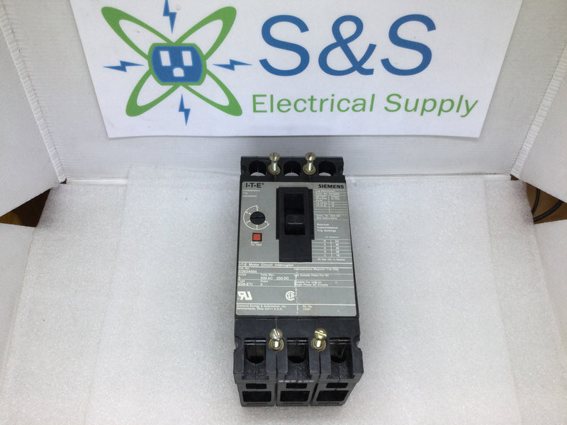 ITE/Siemens ED63A005 3 Pole 5 Amp 600v Circuit Breaker