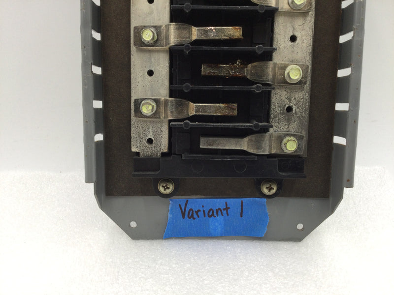 Square D QON20-30MW150 20 Circuit 150 Amp 120/240 VAC Main Breaker Type QO Guts Only 6" X 21.5"