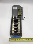 Square D QON20-30MW150 20 Circuit 150 Amp 120/240 VAC Main Breaker Type QO Guts Only 6" X 21.5"