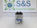 GE Genteq, 7.5 uF MFD x 440 VAC, Oval Motor Run Capacitor, 27L695BX, CPT00203