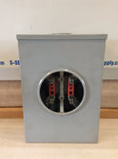 Milbank 200A 1 Phase 3 Wire 600 VAC Top Or Bottom Feed Nema3R Ring Type Meter Enclosure