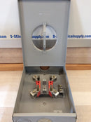 Milbank 200A 1 Phase 3 Wire 600 VAC Top Or Bottom Feed Nema3R Ring Type Meter Enclosure