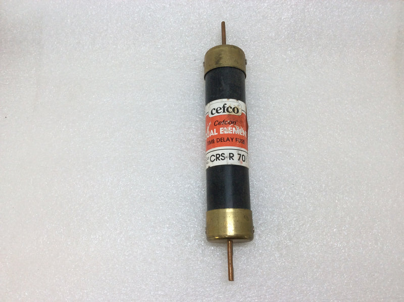 CEFCO Dual Element Time Delay Fuse CRS-R 70