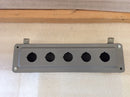PVC PB5 5 Position Pushbutton Wall Mount Box 5 Position KO's (Please See Photos)