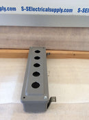 PVC PB5 5 Position Pushbutton Wall Mount Box 5 Position KO's (Please See Photos)