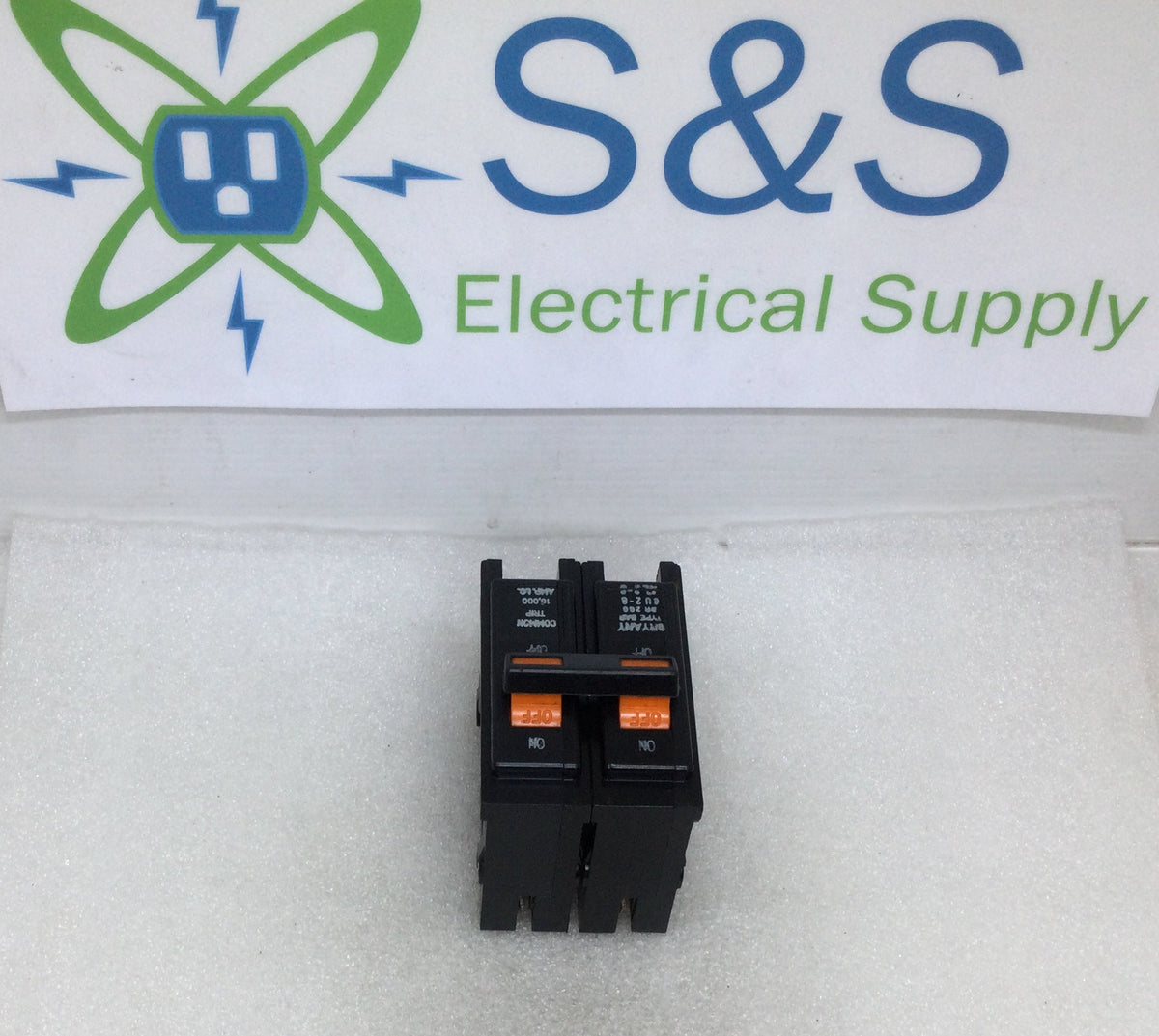 Bryant BR260 60 Amp 2 Pole 120/240V Circuit Breaker - Orange Handle