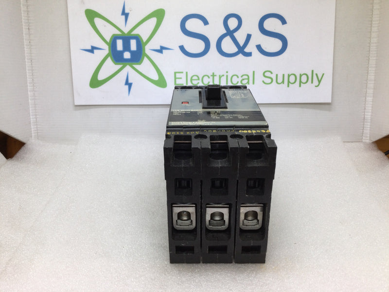 Siemens, ITE, HED43M100 3 Pole, 3 Phase, 100 Amp, 480V, 42kA@480V, High Interrupt Capacity Circuit Breaker.