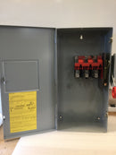 Eaton Cutler Hammer DH263UGK 100 Amp Non Fusible Safety Switch, 600 Volt, 2 Pole, Type 1