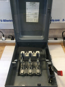 Eaton/Cutler-Hammer 4105H3333H, 100A, 3Ph, 600VAC/250VDC, Nema3R, Non-Fused, Safety Switch