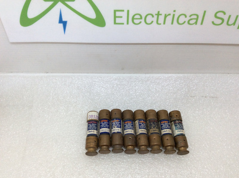 Fusetron FRN-R-15 15 Amp 250V Dual Element Time Delay Class RK5 Fuse