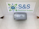 Fd-1 Killark Aluminum Weatherproof Box, 1 Gang Deep 1/2" Npt   ***New***