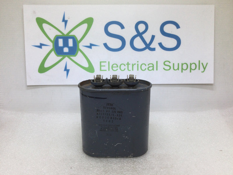 Jard Sevonol SPC3735/5-A24; HC93cb036g, 35+5 uF, 60Hz Oil Capacitor