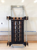 General Electric Type TQD 3 Phase 30 Circuit 225A 480Y/277V Panelboard Interior (Guts Only)