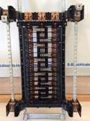 General Electric Type TQD 3 Phase 30 Circuit 225A 480Y/277V Panelboard Interior (Guts Only)