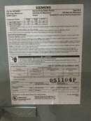 Siemens GF326NH 600 Amp 240VAC Nema1 Indoor 3 Phase Fused HD Safety Switch