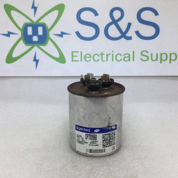 Genteq CPT00668 / CPT-0668; 40uf + 5 UF MFD, 440 Vac Capacitor
