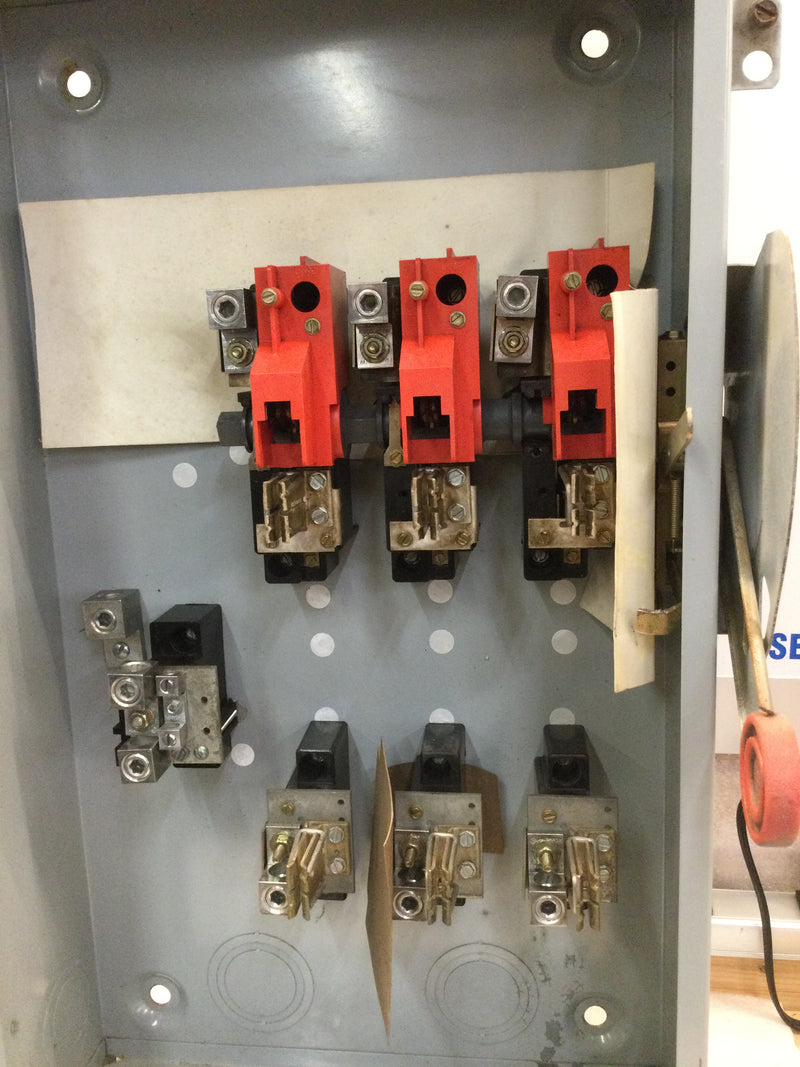 Eaton/Cutler-Hammer: DH364NRK, 3Ph, 200A, 600VAC, Fused, Nema3R Outdoor, Safety Switch