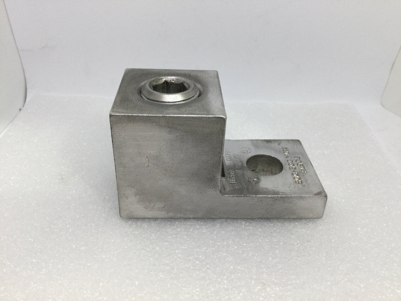 Ilsco D1794 TA-800 800-300 MCM Aluminum Mechanical Lug 1 Wire (1)1/2" Hole 3 3/8" x 2 3/4"