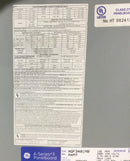 GE/General Electric AQF3481MB 125A 208Y/120V 3Ph/4 Wire 48 Circuit Nema 1 MLO Panelboard