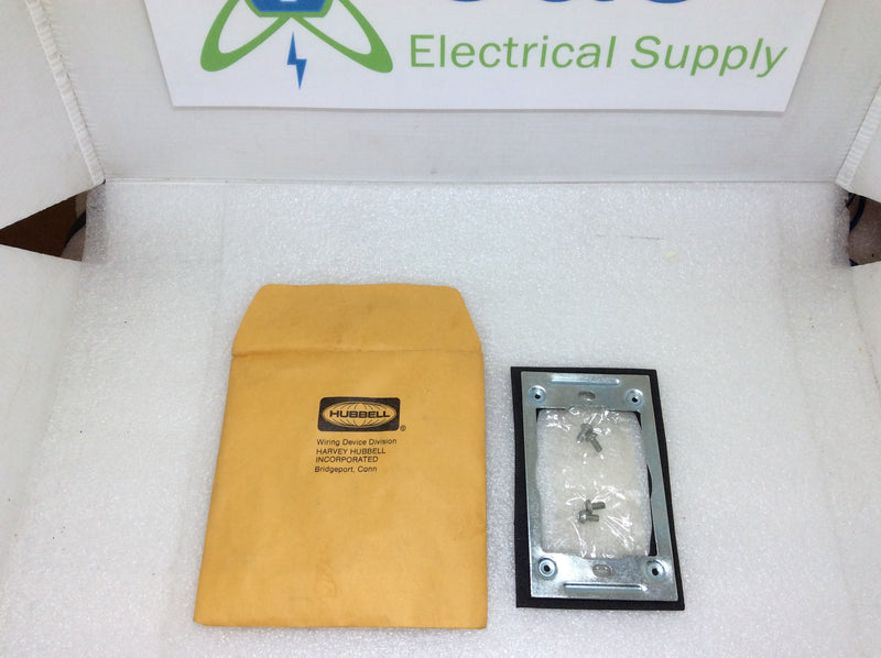 Hubbell HBL7349 Single Gang Adaptor Plate for Standard Device Box (New Please See Pics Below)
