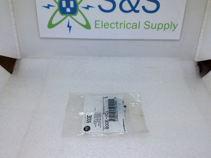 Allen Bradley 800E-X01 Contact Cartridge 10 Amps 600V AC Series B Contact Block