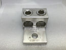 Panduit LAM2A 600 Aluminum Mechanical Lug 600MCM-4 1 Hole 2 Barrel CU9AL 3 1/8" x 2"
