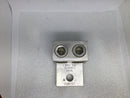 Panduit LAM2A 600 Aluminum Mechanical Lug 600MCM-4 1 Hole 2 Barrel CU9AL 3 1/8" x 2"
