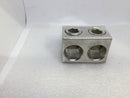 Panduit LAM2A 600 Aluminum Mechanical Lug 600MCM-4 1 Hole 2 Barrel CU9AL 3 1/8" x 2"