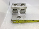 Panduit LAM2A 600 Aluminum Mechanical Lug 600MCM-4 1 Hole 2 Barrel CU9AL 3 1/8" x 2"