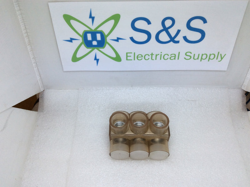 Burndy BIBD-600-3 3 Port Multi-Tap Connector 2 Sided