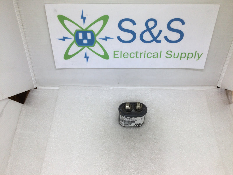 Aerovox Z50S3704M; 4 uF MFD x 370 Vac, Genteq Replacement Capacitor Oval