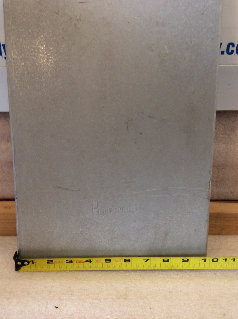 Powercraft RV Pedestal Meter Cover / Load Center Cover/ Dead Front Cover All Nema3R ALuminum