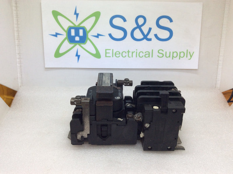 General Electric CR306C0 Nema Size 1 27 Amps 600VAC Max 3 Phase Contactor 95-115V 50-60Hz Coil