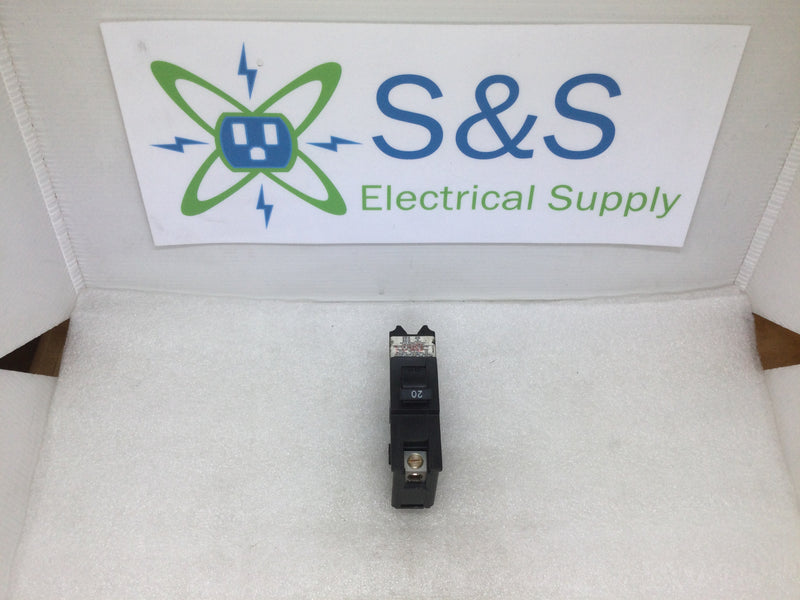 FPE NB111020 20 Amp 1 Pole 120/240V Thick Stab-Lok Bolt-On Breaker