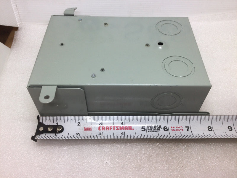 Packard PDB60NF 60 Amp Non Fused Nema 3r Single Phase Outdoor Metal Disconnect